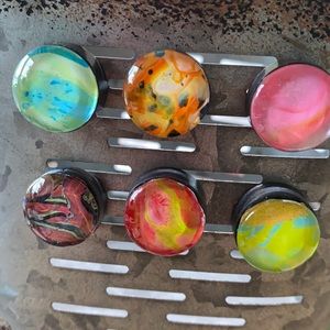 Set of six handmade magnets. Think teacher 🎁 gifts!